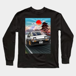 Toyota Trueno (AE86) 1986 Drifting Long Sleeve T-Shirt